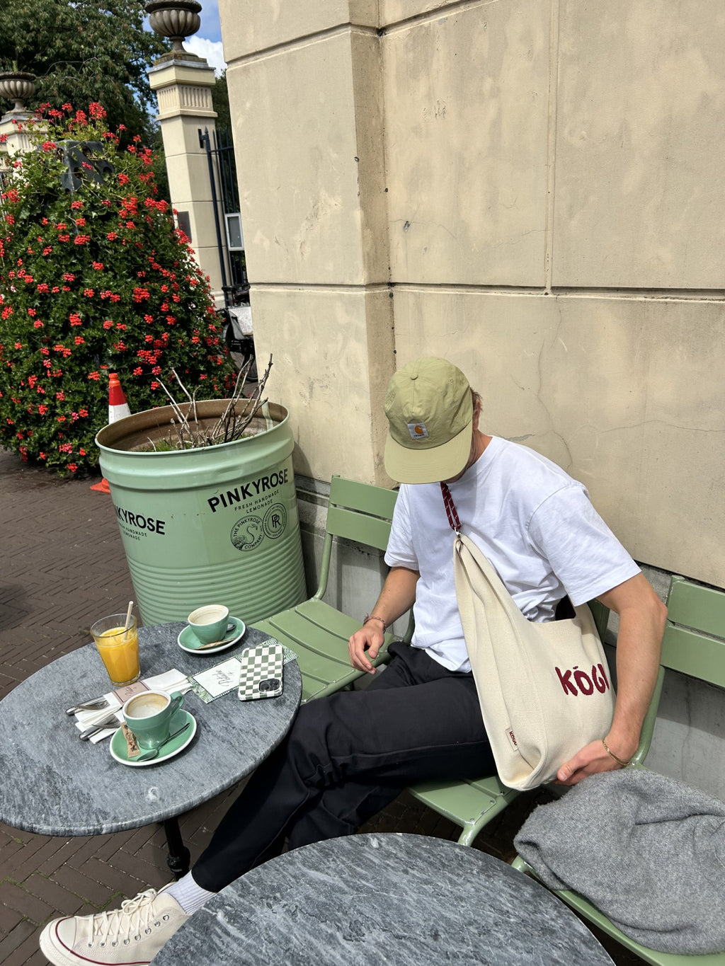 Kógu bag - beige/bordeaux