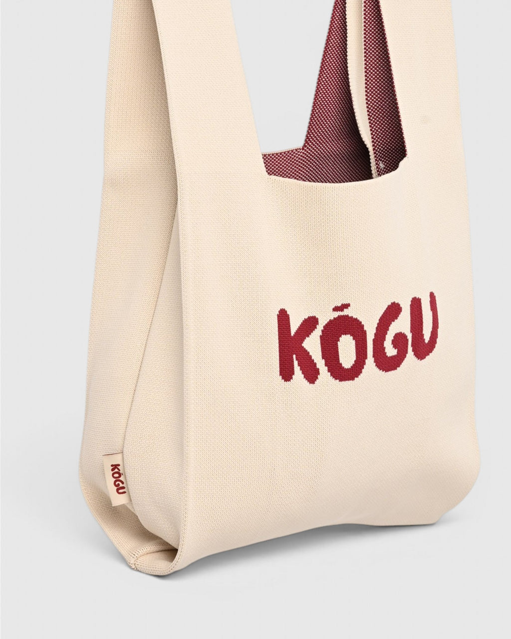 Kógu bag - beige/bordeaux