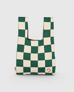 Block bag - green/creme