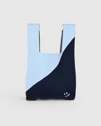 Stripe bag - pastel/navy