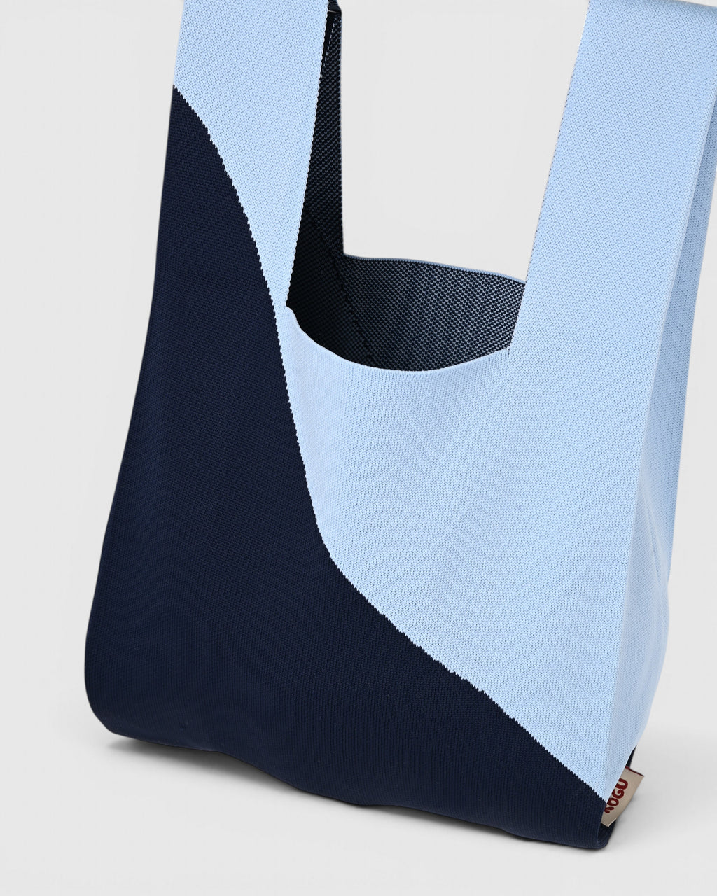 Stripe bag - pastel/navy