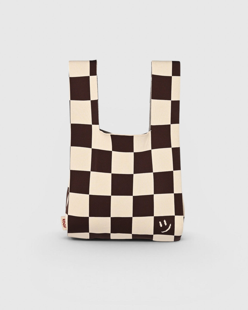 Block bag - brown/creme