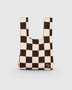 Block bag - brown/creme