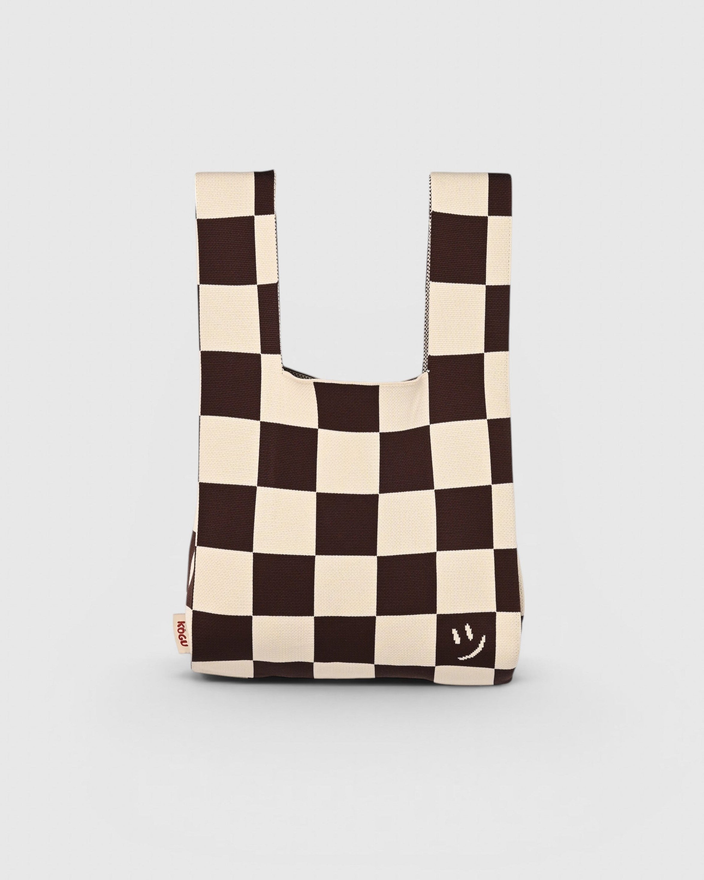 Block bag - brown/creme
